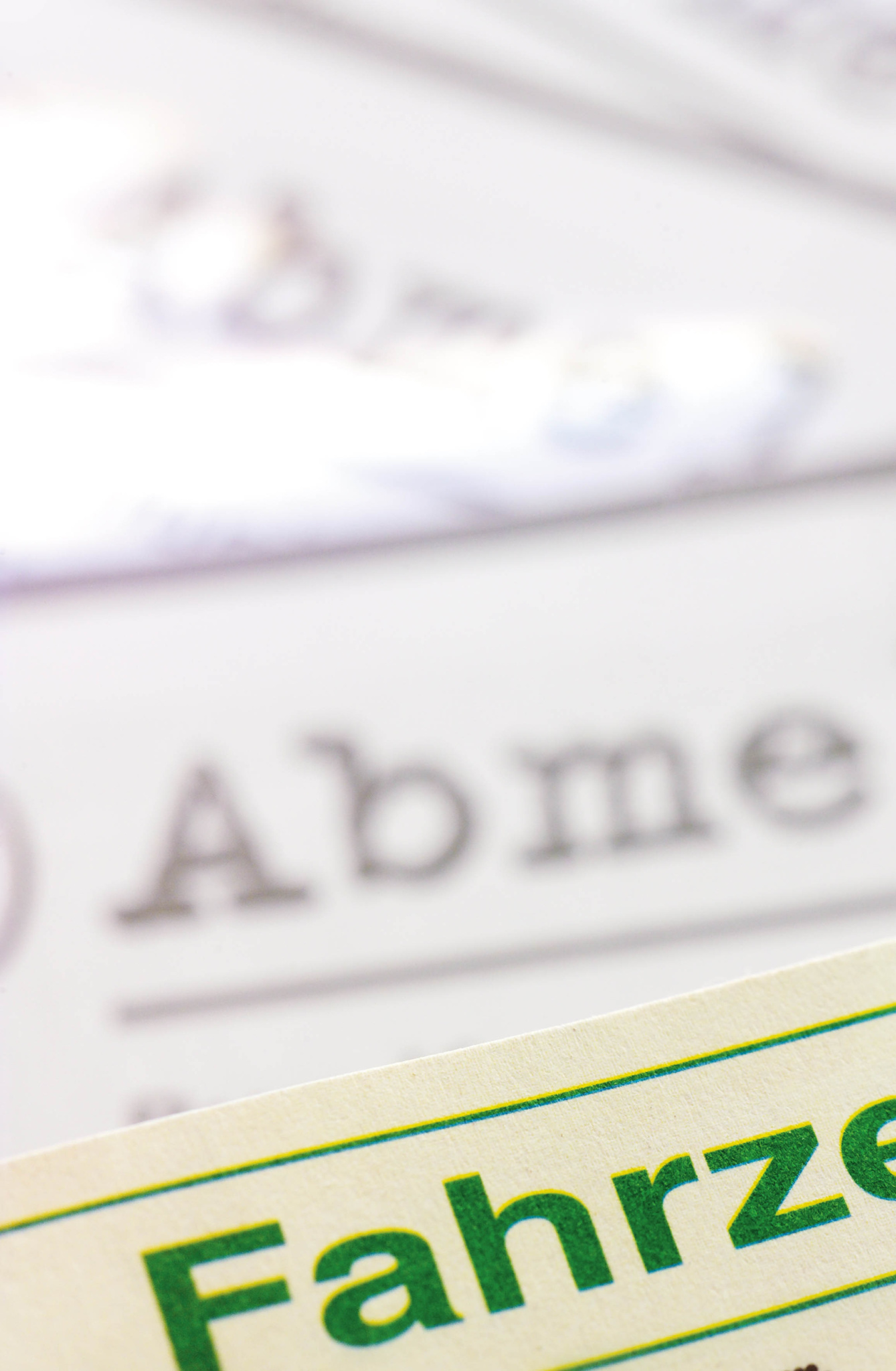 Abmeldung Auto Unterlagen